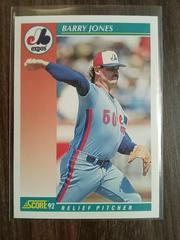 Barry Jones #297 Baseball Cards 1992 Score Prices