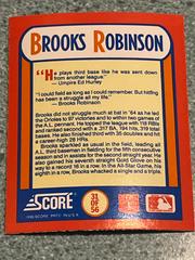 Brooks Robinson #31 of 56 Baseball Cards 1990 Score the MVP's Prices