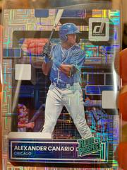 Alexander Canario [Vector] #RP-12 Baseball Cards 2022 Panini Donruss Rated Prospects Prices