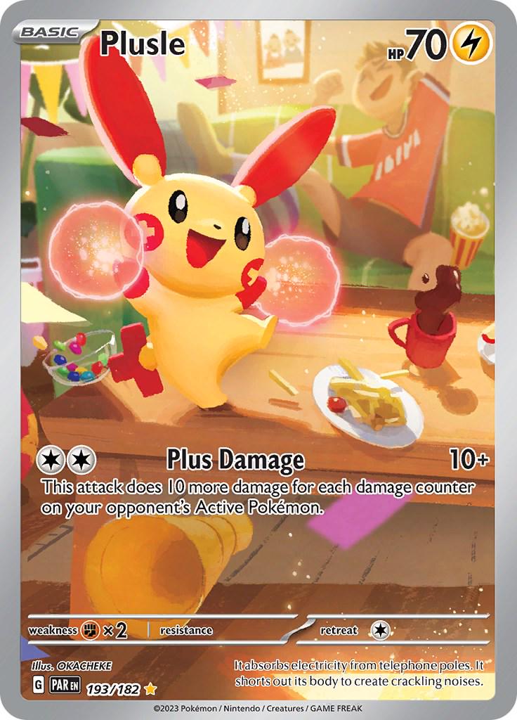 Plusle #193 Pokemon Paradox Rift