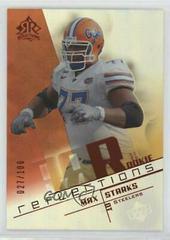 Max Starks [Red] Football Cards 2004 Upper Deck Reflections Prices