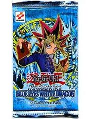 Blister Booster Pack PLUS cards LOB 1x Yugioh Legend Of Blue Eyes White Dragon 