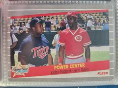 Kirby Puckett, Eric Davis #639 Baseball Cards 1989 Fleer Superstars Prices