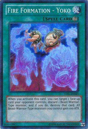 Fire Formation - Yoko JOTL-EN065 Prices | YuGiOh Judgment of the Light ...