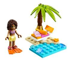 LEGO Set | Andrea's Beach Lounge LEGO Friends