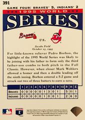 Rear | Pedro Borbon [World Series] Baseball Cards 1996 Collector's Choice
