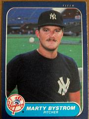 Marty Bystrom Baseball Cards 1986 Fleer Prices