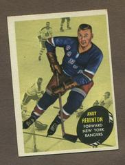 Andy Hebenton Hockey Cards 1961 Topps Prices