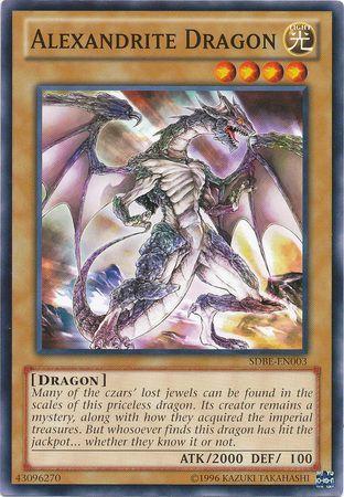 Alexandrite Dragon SDBE-EN003 YuGiOh Structure Deck: Saga of Blue-Eyes White Dragon