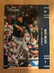 Mark Mulder #120 Baseball Cards 2005 Playoff Prestige Prices
