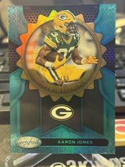 Aaron Jones [Teal] #16 Football Cards 2022 Panini Certified Seal of Approval Prices