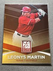 Leonys Martin #28 Baseball Cards 2015 Donruss Elite Prices