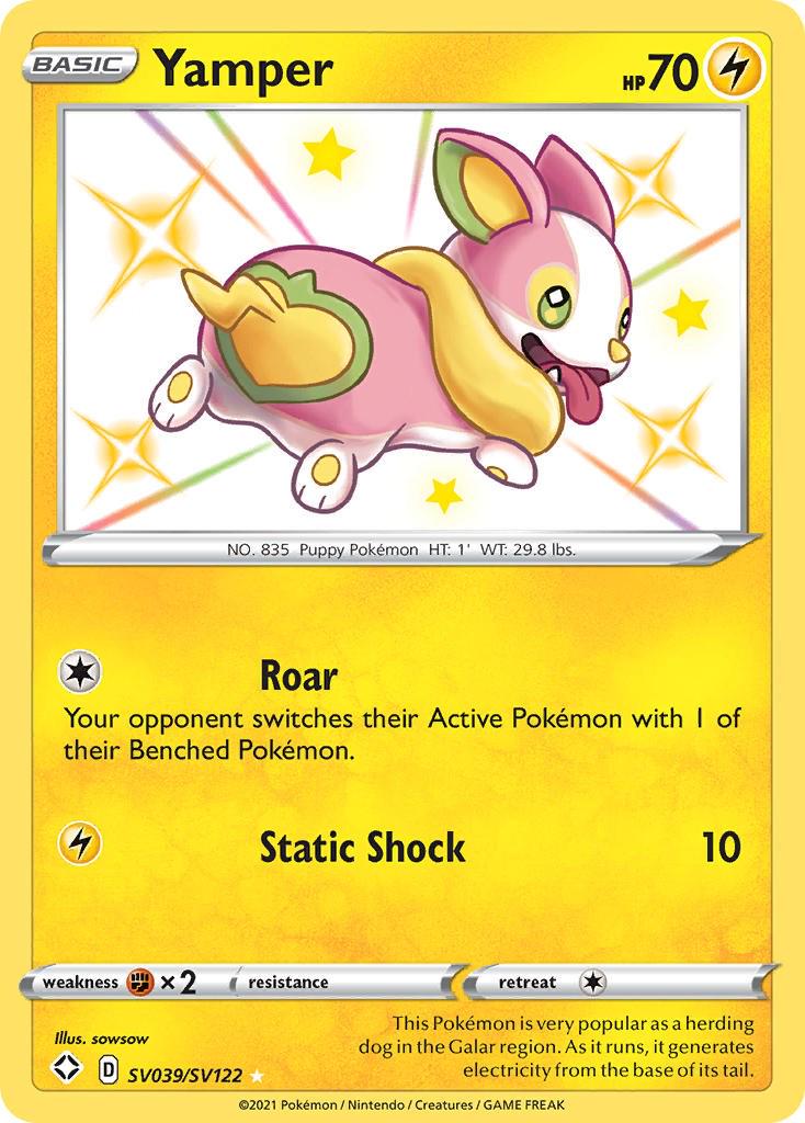 Yamper #SV039 Pokemon Shining Fates