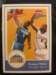 Rodney White #65 Basketball Cards 2003 Fleer Platinum Prices