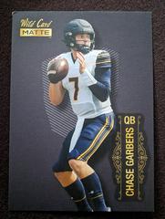 Chase Garbers #MB-129 Football Cards 2022 Wild Card Matte Black Prices