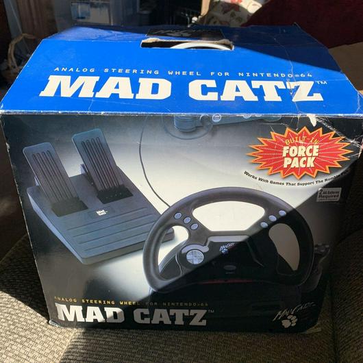 Mad Catz Steering Wheel Item only Nintendo 64