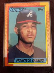 Francisco Cabrera #254 Baseball Cards 1990 Topps Prices