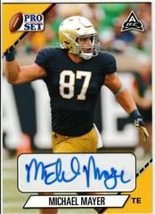 Michael Mayer #PS-MM3 Football Cards 2021 Pro Set College Autographs Prices