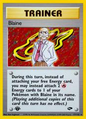 Blaine [1st Edition] Pokemon Gym Challenge Prices