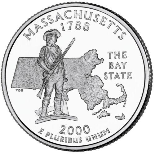 2000 D [MASSACHUSETTS] Coins State Quarter