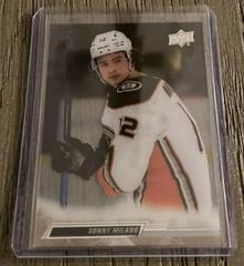 Sonny Milano [Clear Cut] Hockey Cards 2022 Upper Deck Prices