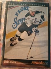 Bob Beers #186 Hockey Cards 1993 Pinnacle Prices