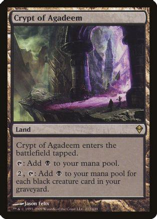 Crypt of Agadeem Magic Zendikar