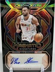 Max Strus [Orange] #MS-MSH Basketball Cards 2022 Panini Obsidian Magmatic Signatures Prices
