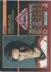 Card Back | Kirk Muller Hockey Cards 1993 Pinnacle All Stars