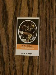 Ron Widby Football Cards 1972 Sunoco Stamps Update Prices