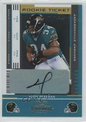 Alvin Pearman [Autograph] #104 Football Cards 2005 Playoff Contenders Prices