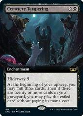 Cemetery Tampering [ [Extended] Foil] #418 Magic Streets of New Capenna Prices