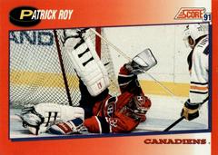Patrick Roy [Bilingual] #75 Hockey Cards 1991 Score Canadian Prices