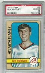 Lew Morrison Hockey Cards 1972 Topps Prices
