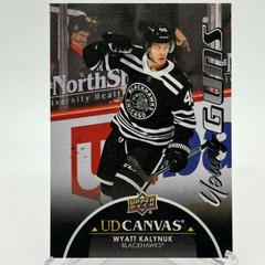 Wyatt Kalynuk [Black] Hockey Cards 2021 Upper Deck UD Canvas Prices