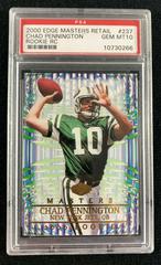 Chad Pennington [Retail] Football Cards 2000 Collector's Edge Masters Prices