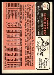 Back | Frank Kreutzer Baseball Cards 1966 Topps