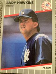 Andy Hawkins Baseball Cards 1989 Fleer Update Prices