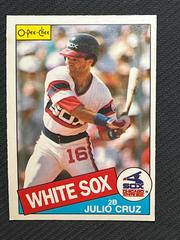 Julio Cruz #71 Baseball Cards 1985 O Pee Chee Prices