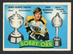 Bobby Orr [Hart, Norris Trophy] Hockey Cards 1971 O-Pee-Chee Prices