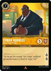 Cobra Bubbles - Just a Social Worker [Foil] #4 Lorcana Rise of the Floodborn Prices
