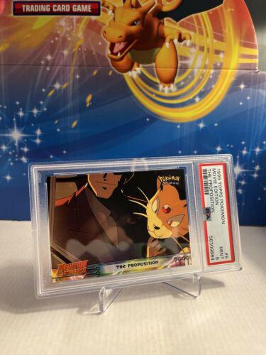 The Proposition Pokémon Topps First Movie Second Print Silver Foil CGC good 9 MINT