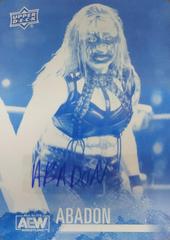 Abadon [Cyan Printing Plate] Wrestling Cards 2021 Upper Deck AEW Prices