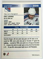 Backside | Eric Lindros [Action] Hockey Cards 2003 ITG Toronto Star