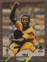 Pele [Black Back] #680 Soccer Cards 2018 Panini World Cup Stickers Prices