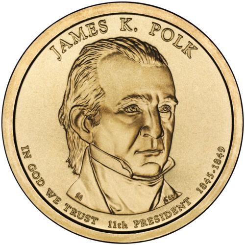 2009 D [JAMES POLK] Coins Presidential Dollar