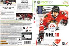 Slip Cover Scan By Canadian Brick Cafe | NHL 10 Xbox 360