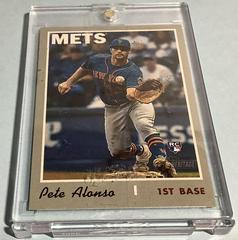 Pete Alonso [Action] Baseball Cards 2019 Topps Heritage Prices