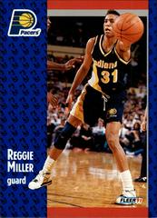Reggie Miller #83 Basketball Cards 1991 Fleer Prices