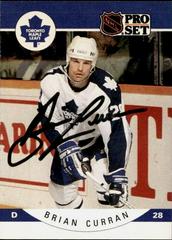 Brian Curran [Autograph] #277 Hockey Cards 1990 Pro Set Prices